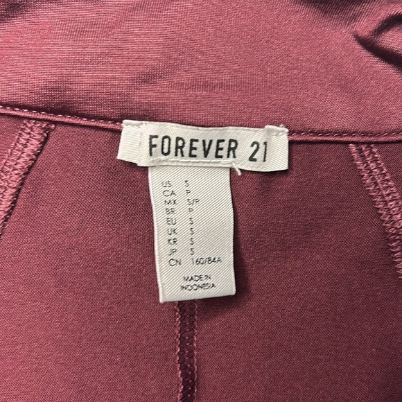 Burgundy sports jacket (S) - Picture 2 of 5